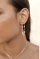 Double Piercing Freshwater Pearl Earring G