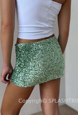 Sequin Micro Mini Skort