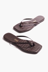 Square Toe Lily Croc Flip Flop Sandal