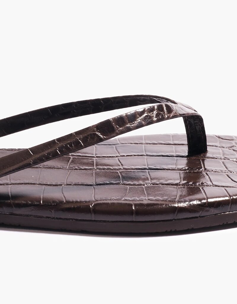 Square Toe Lily Croc Flip Flop Sandal