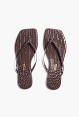 Square Toe Lily Croc Flip Flop Sandal