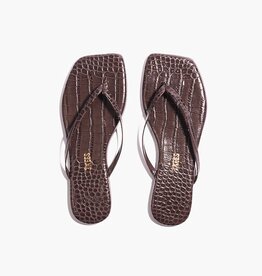 Square Toe Lily Croc Flip Flop Sandal