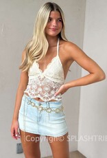 Light Wash Denim Micro Mini Skort
