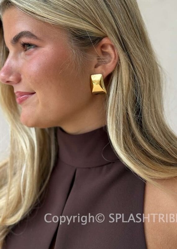Minimalist Geometric Stud Earrings G
