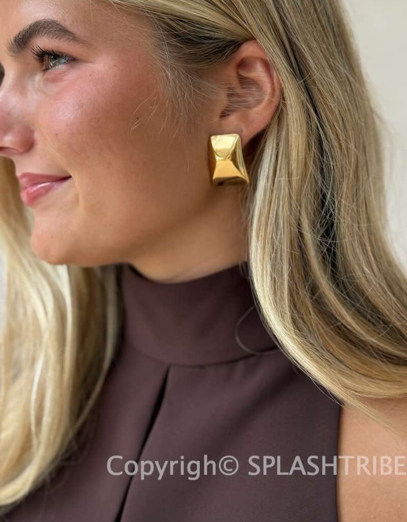 Minimalist Geometric Stud Earrings G
