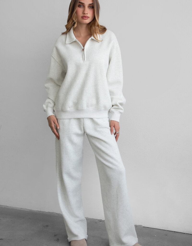 Fleece Wide Leg Sweatpants