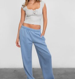 Fleece Wide Leg Sweatpants