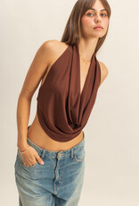 Draped Halter Top