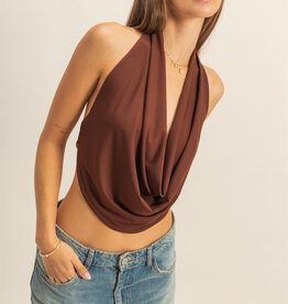 Draped Halter Top