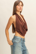 Draped Halter Top