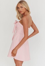Dunn Strapless Bow Front Mini Dress
