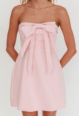 Dunn Strapless Bow Front Mini Dress