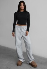 Fleece Wide Leg Sweatpants