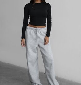 Fleece Wide Leg Sweatpants