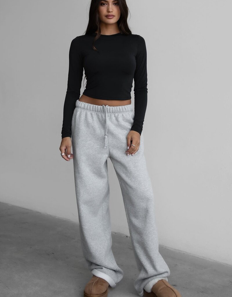 Fleece Wide Leg Sweatpants