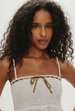Frankies Bikinis Paris Cotton Babydoll Mini Dress