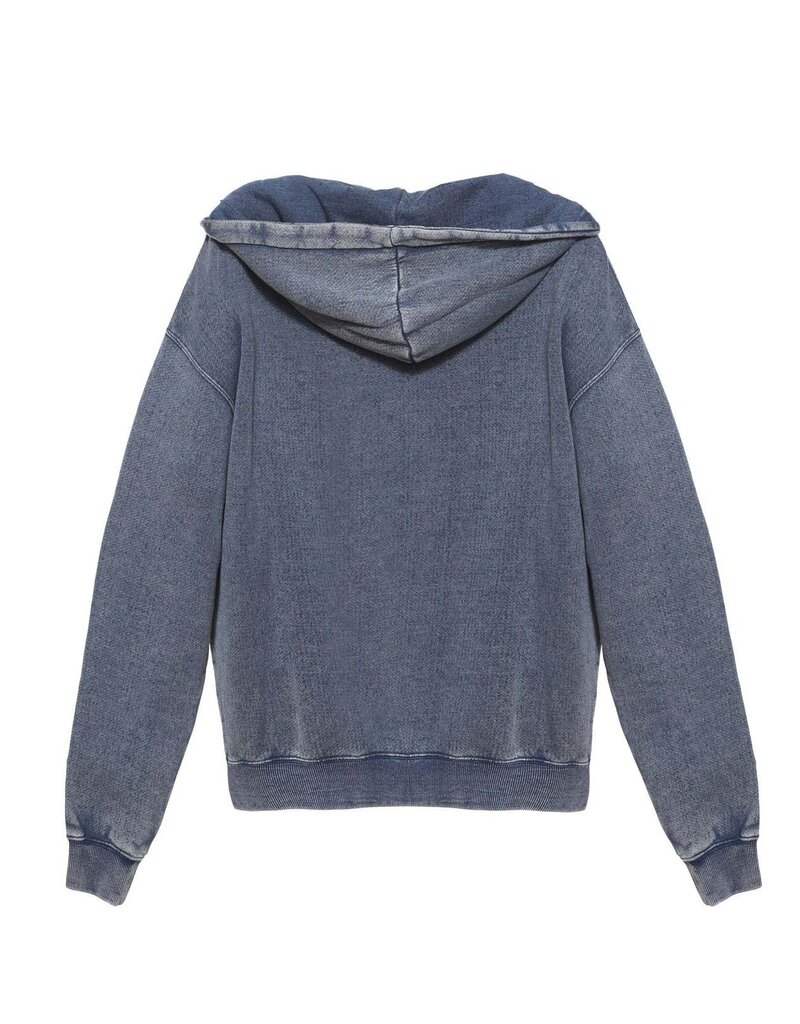 Boys Lie Blue Stitch Me Up Racer Hoodie Sweatshirt
