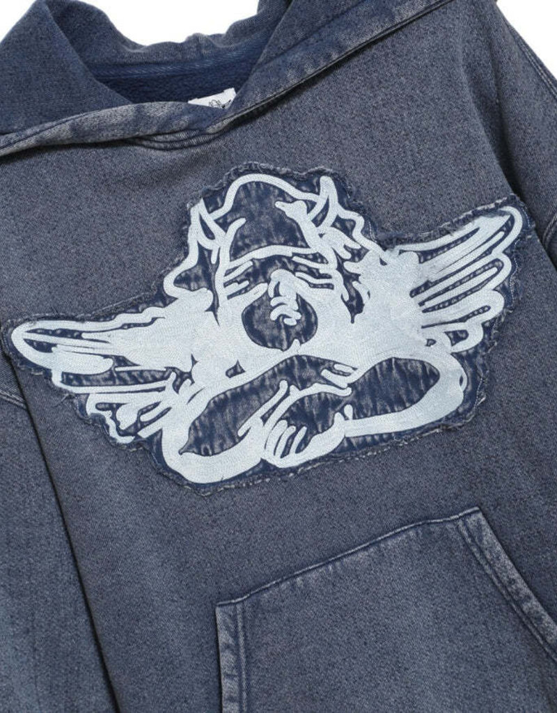 Boys Lie Blue Stitch Me Up Racer Hoodie Sweatshirt