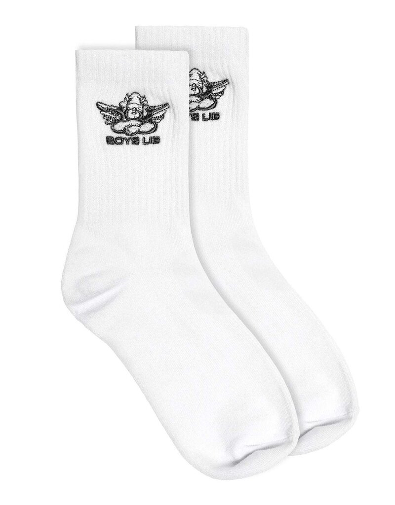 Boys Lie Boys Lie Black Logo Sock O/S