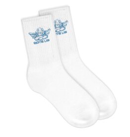Boys Lie Boys Lie Blue Logo Sock O/S