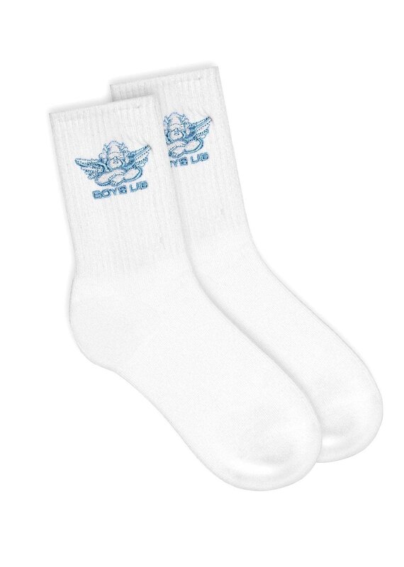 Boys Lie Boys Lie Blue Logo Sock O/S