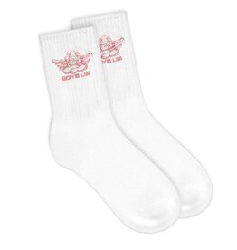 Boys Lie Boys Lie Pink Logo Sock O/S
