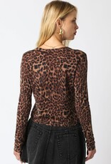 Leopard Lightweight Cardigan Sweater