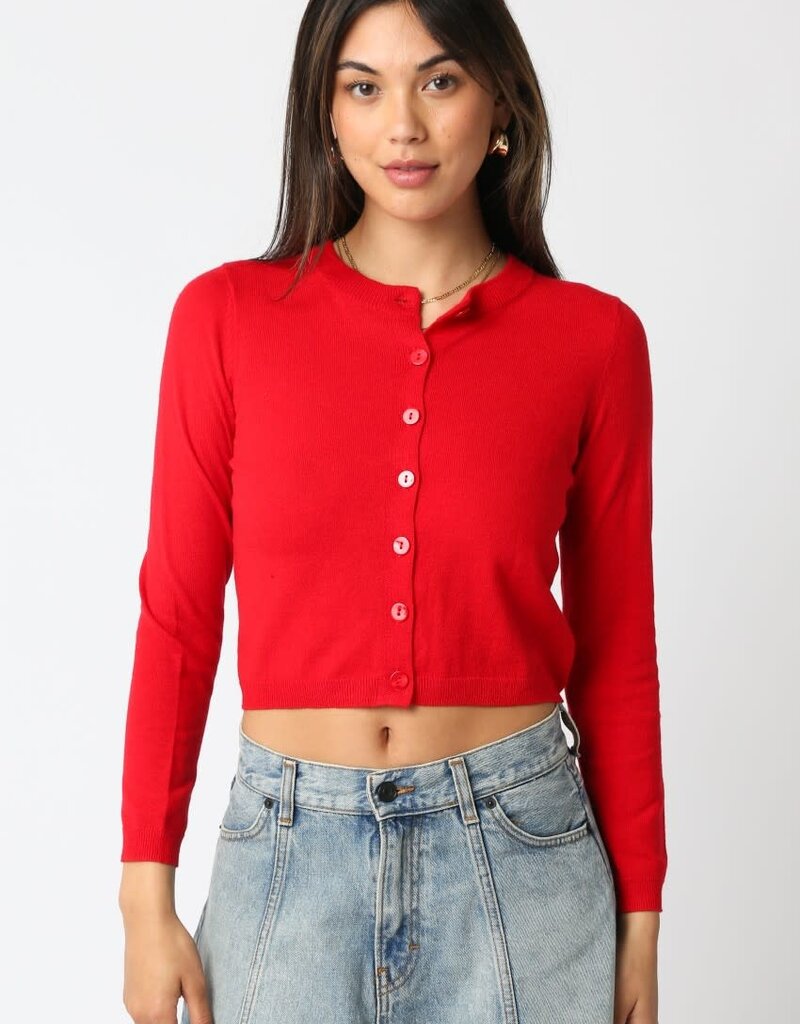 Gianna Cropped Cardigan Sweater