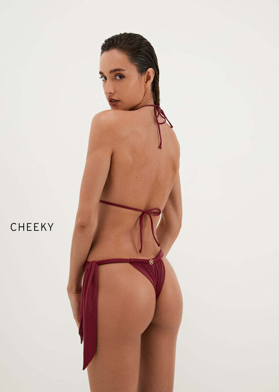 VIX Solid Liza Tanga Cheeky Bikini Bottom
