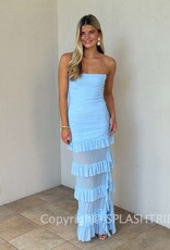 Ruffle Corset Maxi Dress