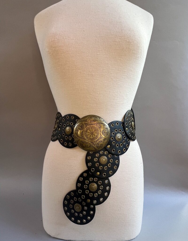 Disc Belt O/S Black Gold