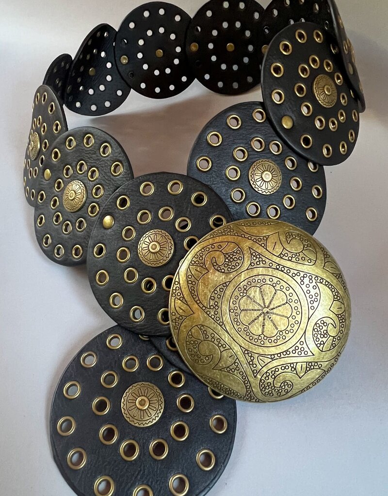 Disc Belt O/S Black Gold