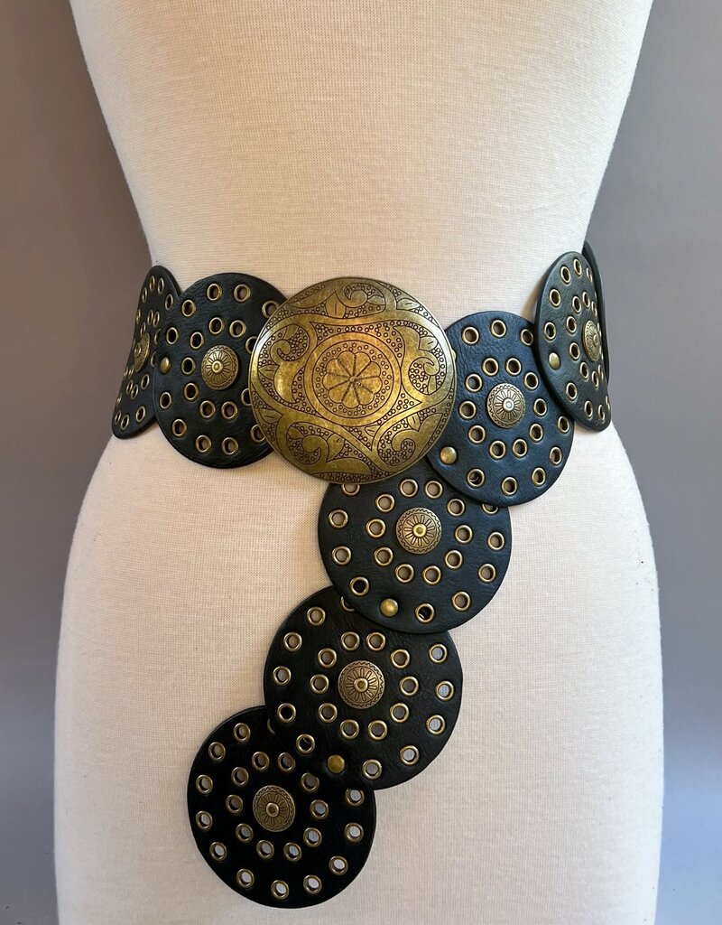 Disc Belt O/S Black Gold