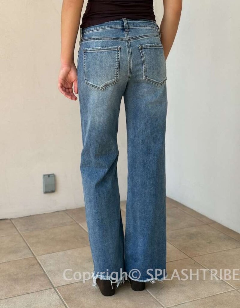 Lilah Low Rise Wide Leg Baggy Jeans