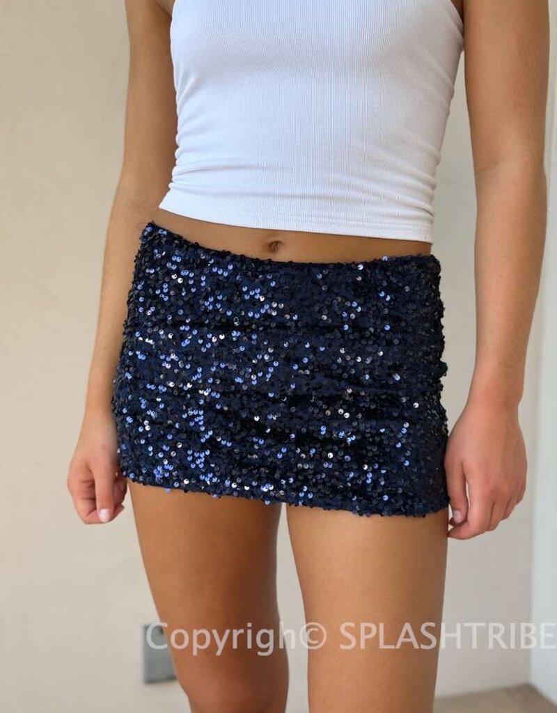 Sequin Micro Mini Skort