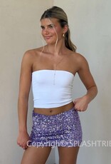 Sequin Micro Mini Skort