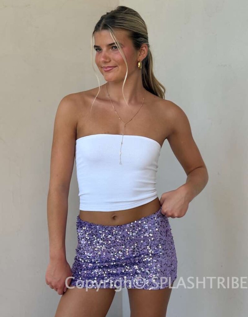 Sequin Micro Mini Skort