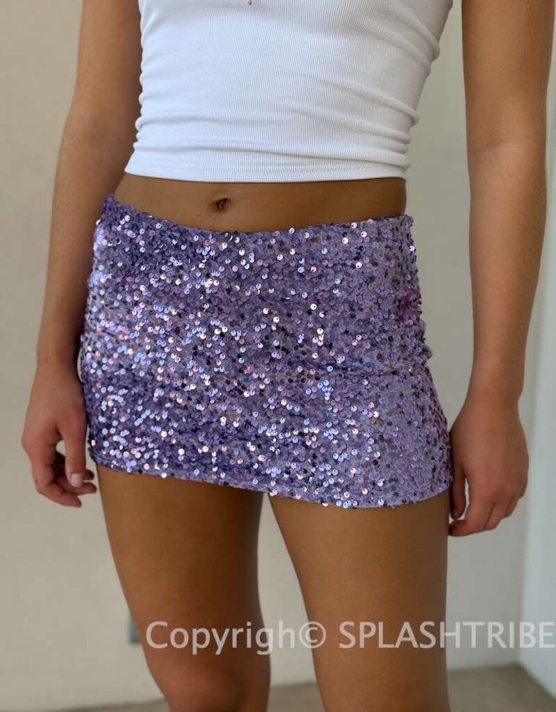 Sequin Micro Mini Skort