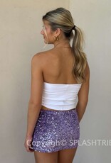 Sequin Micro Mini Skort