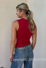 Kaya Sleeveless Asymmetrical Top