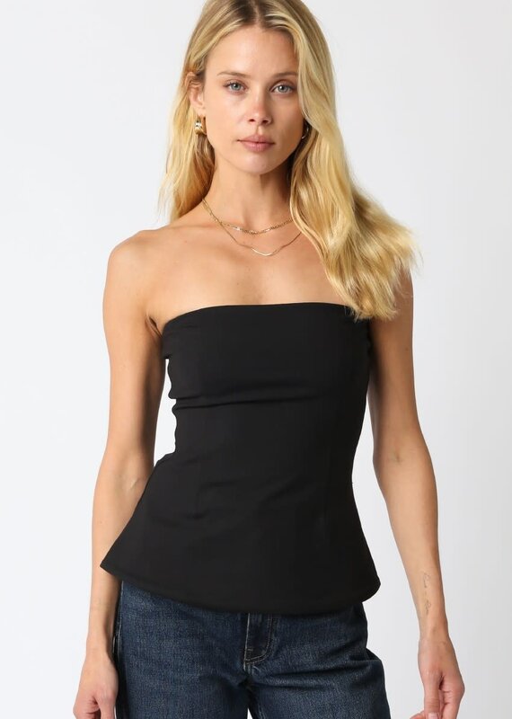 A Line Strapless Top
