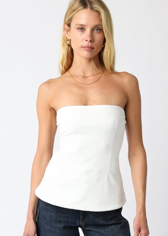 A Line Strapless Top