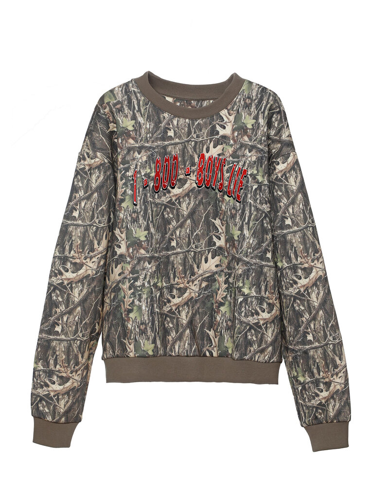 Boys Lie 1-800 Manhunt Kara Crewneck Sweatshirt