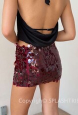 Lucy In The Sky Circle Sequin Mini Skirt