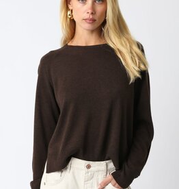 Rib Hem Light Weight Sweater