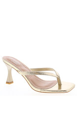 Thong Strap Mid Heel Sandal