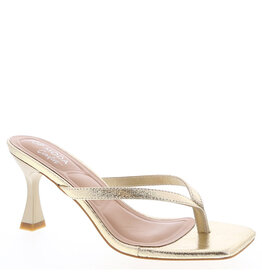 Thong Strap Mid Heel Sandal