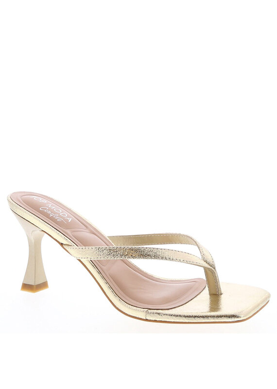 Thong Strap Mid Heel Sandal