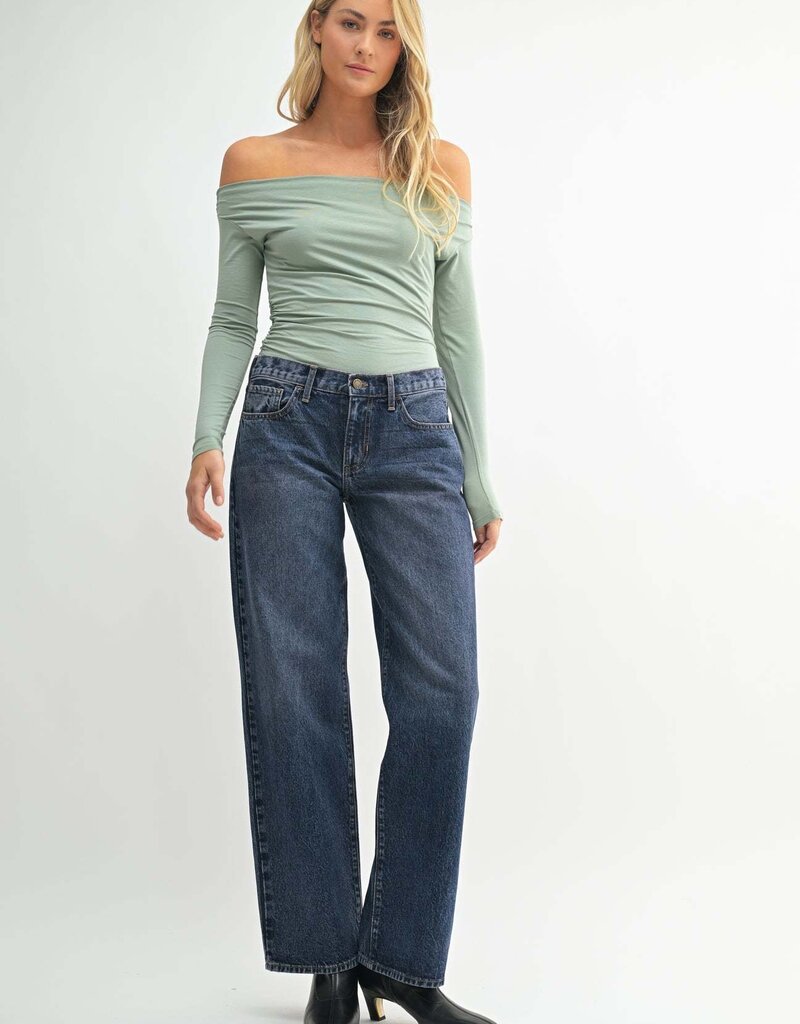 Low Rise Baggy Slouch Jeans