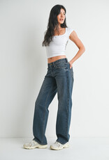 Tint Low Rise Relaxed Straight Leg Jean